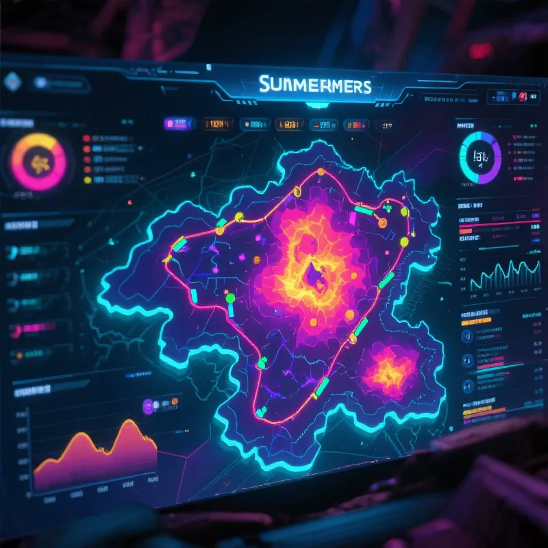 Summoners Rift Data Heatmap